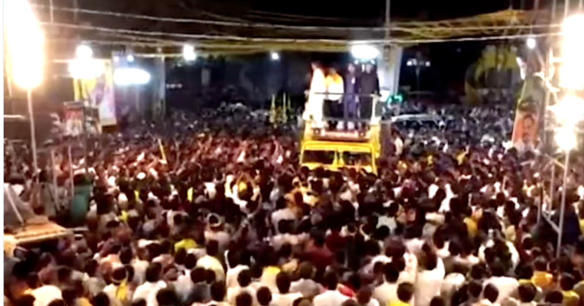 7 TDP workers killed in scuffle during Chandrababu Naidu's rally in Andhra's Nellore